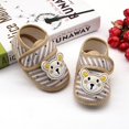 thumbnail image 2 of Lemetow Baby Cartoon Cotton Shoes Bear Pattern Stripes Casual Sneakers Newborn Soft Sole Toddler Shoes 0-18M, 2 of 5