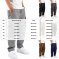 thumbnail image 4 of Splozh Boys Cargo Pants Fashion Kids Pants Kids' Cargo Pants Trendy Streetwear Stretchy Hiking Pants Elastic Waist Casual Outdoor Athletic Trousers with Pockets,Black,9-10 Years, 4 of 6