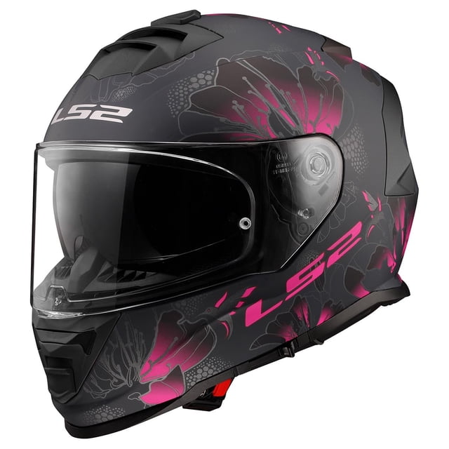 Casco LS2 Assault Integral con Visera Solar Mate Negro
