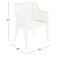 thumbnail image 5 of SAFAVIEH Maika Nautical Solid Dining Chair, White, 5 of 10