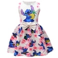 thumbnail image 5 of 2024 Disney Lilo & Stitch Kids For Girls Vestido Falda de película Lindo dibujo animado Stitch Vestidos de fiesta Lazo Niñas Vestidos casuales, 5 of 5