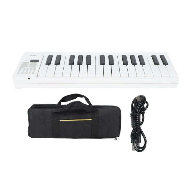 Piano plegable portátil de 61 teclas, instrumento electrónico plegable de juguete con reproducción de grabación