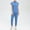 Sky Blue, variant on LYMAYTER Womens Medical Uniform for S-2XL Fashion Soft Stretch Nurse Uniform Comfort Fit Short Sleeve Medical Workwear
