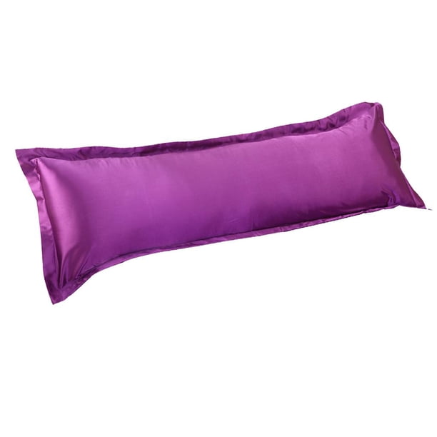 Funda de almohada de cuerpo doble tamaño Funda de almohada de cuerpo hipoalergénico Reempzo 2 tamaños disponibles Violeta-120x48cm Macarena Funda de almohada