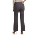 thumbnail image 3 of Rekkuna Women's Stretchy Comfort Pull-On Flare Leg Pant (6, Dark Grey), 3 of 6