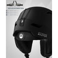 thumbnail image 4 of Set de casco de esquí OutdoorMaster con gafas para adultos, 4 of 7