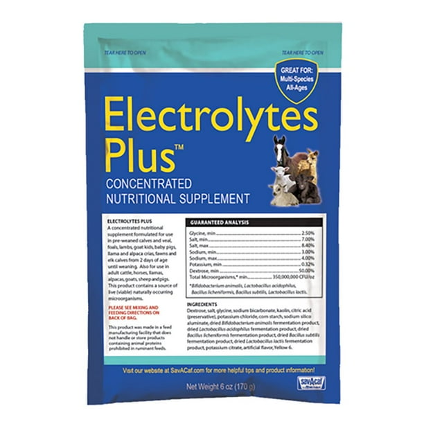 Milk Products 0174080264 Electrolytes Plus Supplement For Livestock