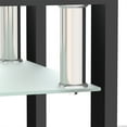 thumbnail image 6 of Glass Coffee Table, 2-TierGlass Top Accent Table With Storage Shelf, Modern Coffee Table For Small Spaces Living Room Bedroom, 6 of 9