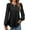 Black, variant on Eyelet Blouses for Women Dressy Casual Long Sleeve Shirts Crew Neck Fall Trendy Tops