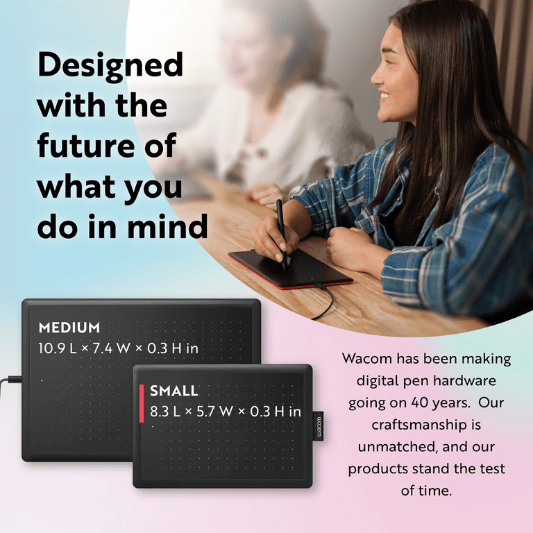 One by Wacom CTL472K1A Graphics Drawing Tablet - Walmart.com One by Wacom CTL472K1A Graphics Drawing Tablet - Walmart.com