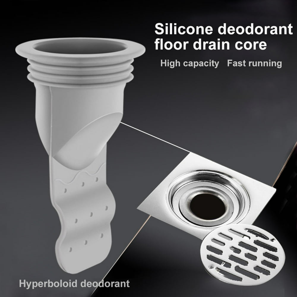 Windfall Shower Floor Drain Backflow Preventer, Waterless Trap Seal