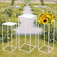 thumbnail image 6 of 3Pcs Flower Floor Vase Metal Column Flower Stand Wedding Centerpiece Decoration, 6 of 16