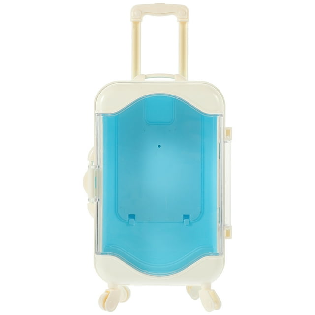 Valise Miniature pour Enfants Accessoire de Poupée Bagage Cabine Compact Support de Rangement pour Jouets pour Enfants