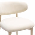 thumbnail image 5 of Pemberly Row Cream Performance Textured Velvet Counter Stool, 5 of 6
