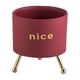 thumbnail image 1 of Macetero con Soporte Ilios Innova JY1105 Color Rojo, 1 of 4