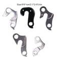 thumbnail image 2 of Derailleur Hanger Handy Installation Bike Supplies Firmness Racing Frame Gear Universal Wear-resistance Replaced Part Tail Hook Type 2, 2 of 7