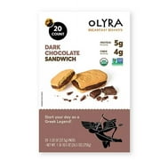 OLYRA Organic Dark Chocolate Sandwich Breakfast Biscuits (20 ct)
