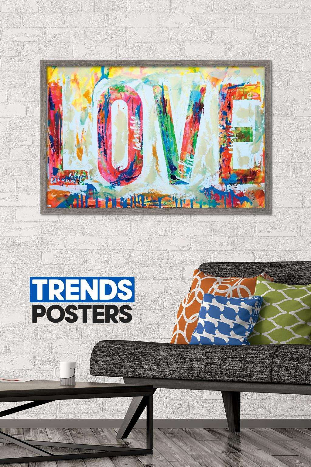 Ivan Guaderrama - Love 1 Wall Poster, 22.375" x 34", Framed