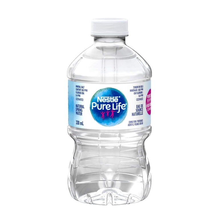 Pure Life Spring Water, 12x330ml, Imported from Canada - Walmart.com