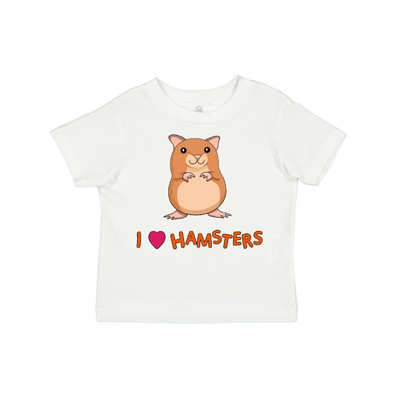 Inktastic I Love Hamsters Boys or Girls Toddler T-Shirt