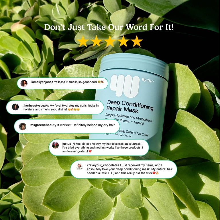 4U by Tia Deep Conditioning Repair Hair Mask photo 7