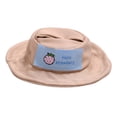 thumbnail image 2 of Sombrero de muñeca de felpa, haga sus propias muñecas, coordinación educativa, manos para vestir, sombrero de cubo para muñeca de niña para muñeca de letras caqui, 2 of 8