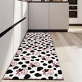 thumbnail image 4 of White Cow Bow Pattern Kitchen Rug Mat,Kitchen Runner Rugs Non Skid Washable,Decorative Kitchen Floor Mats for Kitchen,Sink,Laundry,17"X47", 4 of 5