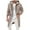 Khaki, variant on Xzbqbs Mens Trench Coat Zip-Up Oversized Overcoat with Hood Casual Lightweight Long Jacket Claasic Fit Super Soft Jackets for Men