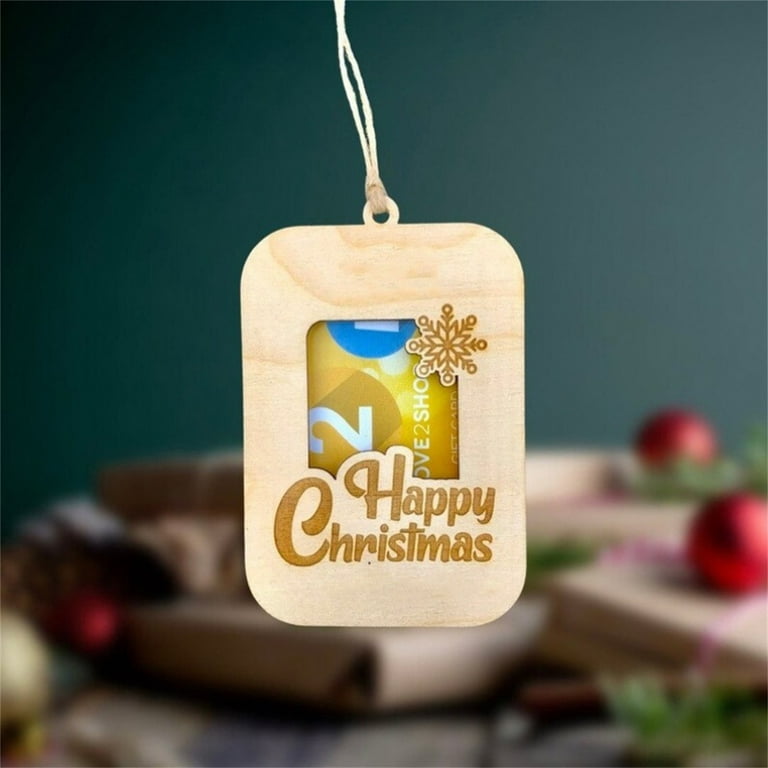 Christmas Gift Card Holder, Wood Gift Card Holder, Wood Money Holder,  Christmas Gift 