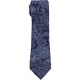 thumbnail image 1 of Tasso Elba Mens Paisley Self-tied Necktie, Blue, One Size, 1 of 3