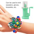 thumbnail image 4 of Hand Weaving Machine DIY Craft Tool for Home Use - Knitting Braiding Rope Maker Handheld Manual Yarn Stationery Art Supplies, 4 of 6