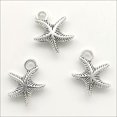 thumbnail image 3 of U8MO 20X Starfish Antique Silver Pendants Charms for Jewelry Making 16*14mm, 3 of 4