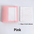 thumbnail image 4 of Toploader Photocard Binder Álbum 100 Bolsillos 10,16 Cm Mangas Transparente Tarjetero Kpop Idol Polaroid Juego Tarjeta DIY Colección Libro, 4 of 4