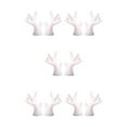 thumbnail image 2 of mmirethe 2pcs Easy To Install Antlers Sticker To Decorate Christmas Car Cute Waterproof white small 5Set, 2 of 6