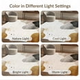thumbnail image 7 of ODIKA 9'x12' Washable Area Rug Low Pile, Flatwoven, Large Beige Abstract Contemporary Layered Neutral Splash Brushstroke for Great Room, Indoor Concept, Living, 7 of 7