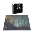 thumbnail image 4 of Ambesonne Occult Jigsaw Puzzle, Dark Forest, Heirloom-Quality Fun Activity for Family Durable Cardboard, 1000 pcs, Brown Teal, 4 of 6