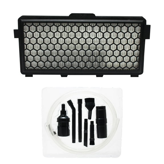 Replacement Miele S6000 series Vacuum HEPA Filter with 7-Piece Micro Vacuum Attachment Kit - Compatible Miele SF-AH 50, SF-HA 50, AH50 HEPA Filter