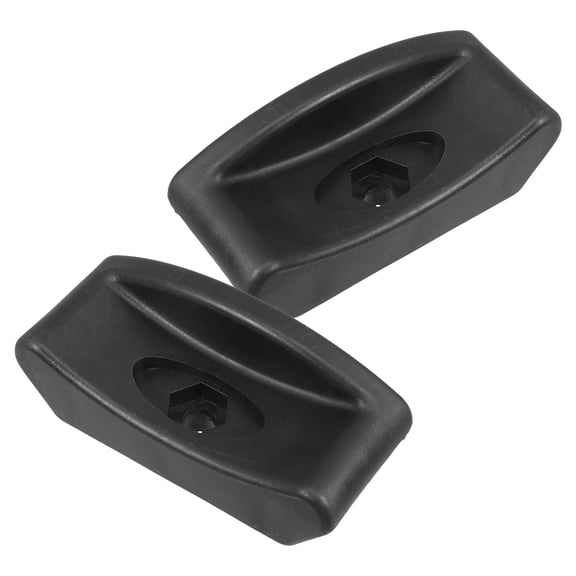 LOLIPPYY 2Pcs Multifunctional Dumbbell Rack Saddles Black Attachment for Stable Home Gym Barbell Storage