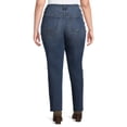 thumbnail image 2 of Terra & Sky Women's Plus Size Destructed Curvy Jeans, 2 of 6