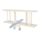 thumbnail image 1 of Repisa Flotante Casa Bibelot Avión de madera beige/azul, 1 of 4