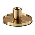 thumbnail image 1 of Golden Candle Holder Candlestick Decoration Crafts Table Wedding Home Decor, 1 of 9