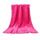thumbnail image 1 of Manta de 50 x 70 cm, moderna, suave y cálida para niños, de franela a cuadros coral, ideal para las cuatro estaciones, cómoda y de lujo (rosa fuerte)., 1 of 4