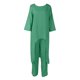 thumbnail image 3 of Top De Manga Larga + Pantalones Camisas de mujer + Pantalones de pierna ancha Casual Algodón Lino Dama Chándal 2 piezas Traje de ropa Ygjytge Verde S para Mujer, 3 of 9