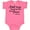 Hot Pink, variant on Inktastic Though She Be but Little She is Fierce Quote Shakespeare Girls Baby Bodysuit