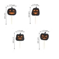 thumbnail image 2 of Cupcake Toppers Arthsdite Halloween con forma de calabaza x24, 2 of 7