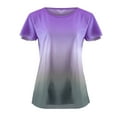 thumbnail image 1 of Ketyyh-chn99 T-Shirt Oversize pour Femmes, Blouse Ample d'Été à Manches Courtes, Tunique Décontractée, Col Rond Confortable, Violet, S, 1 of 5