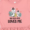 thumbnail image 4 of Inktastic Zebra My Pop-pop Loves Me Girls Toddler Dress, 4 of 5