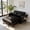 Black, variant on BSHTI 55.31" Pull-Out Sleeper Sofa Bed, Twin Size with Solid Wood Frame, 3-Position Reclining Back, Foldable Side Table with USB & Type-C Charging, Velvet UpholsteryM,Black