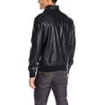 thumbnail image 2 of Chaqueta Tommy Hilfiger de piel sintética tipo bomber cortavientos, color negro, 2 of 3