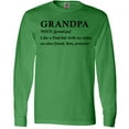 thumbnail image 3 of Inktastic Grandparents Day Grandpa Like a Dad but with No Rules Long Sleeve T-Shirt, 3 of 5